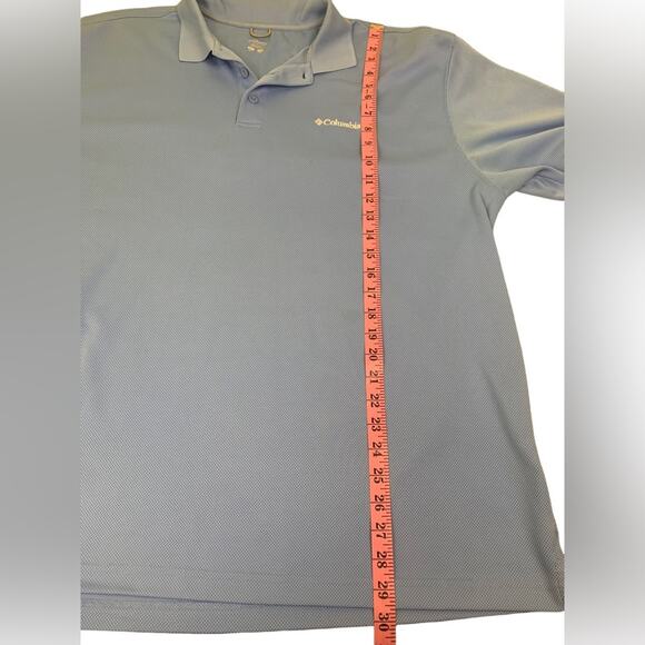 Columbia Omi-Shade Shirt Collared Blue Size XXL - Picture 7 of 7